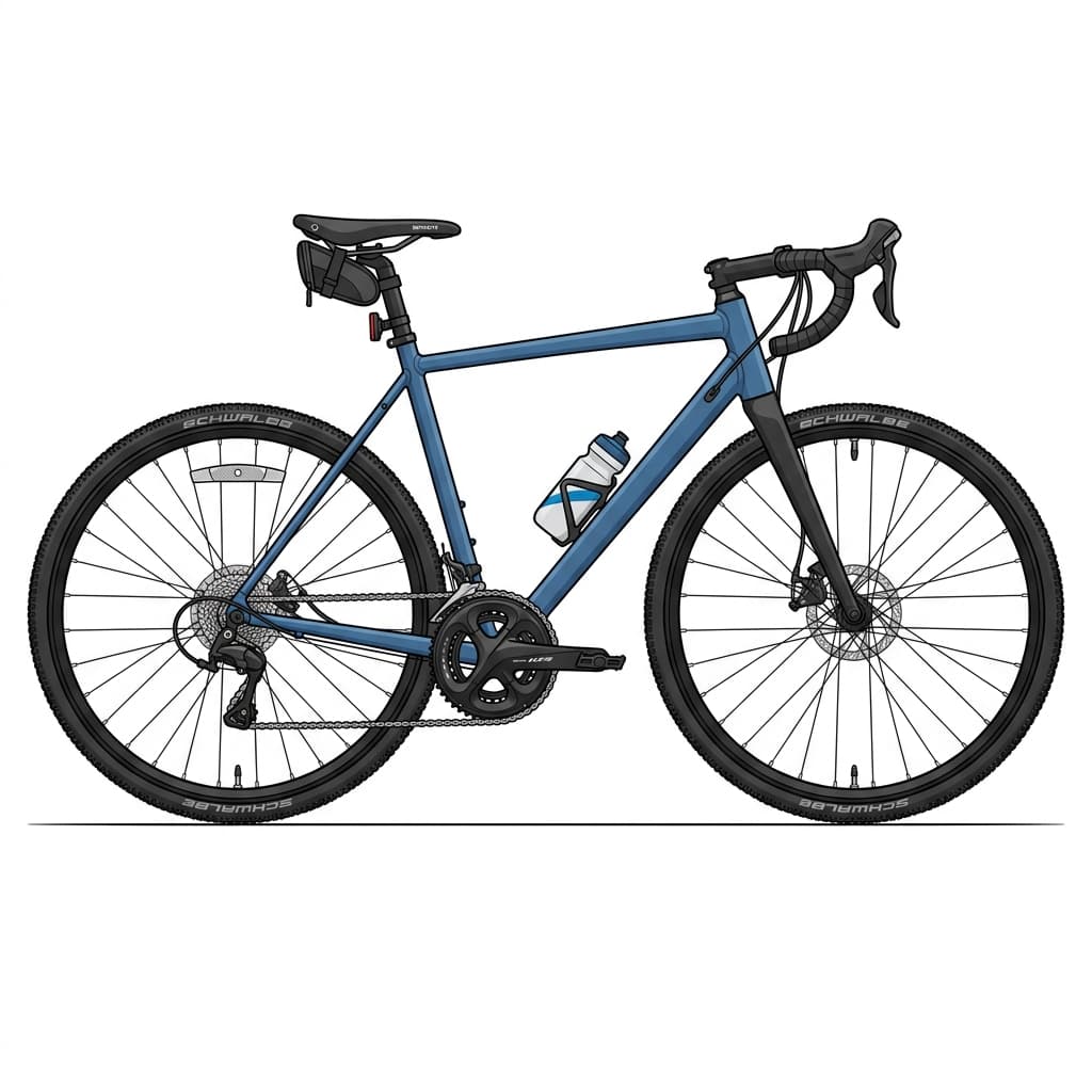 Diagrama interactivo de una bicicleta